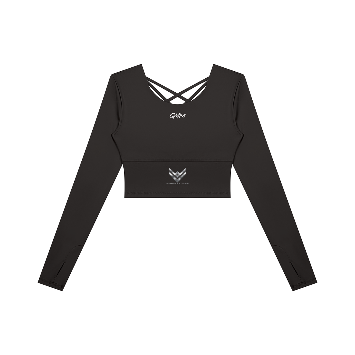 Women's Cropped Long Sleeve  T-Shirt