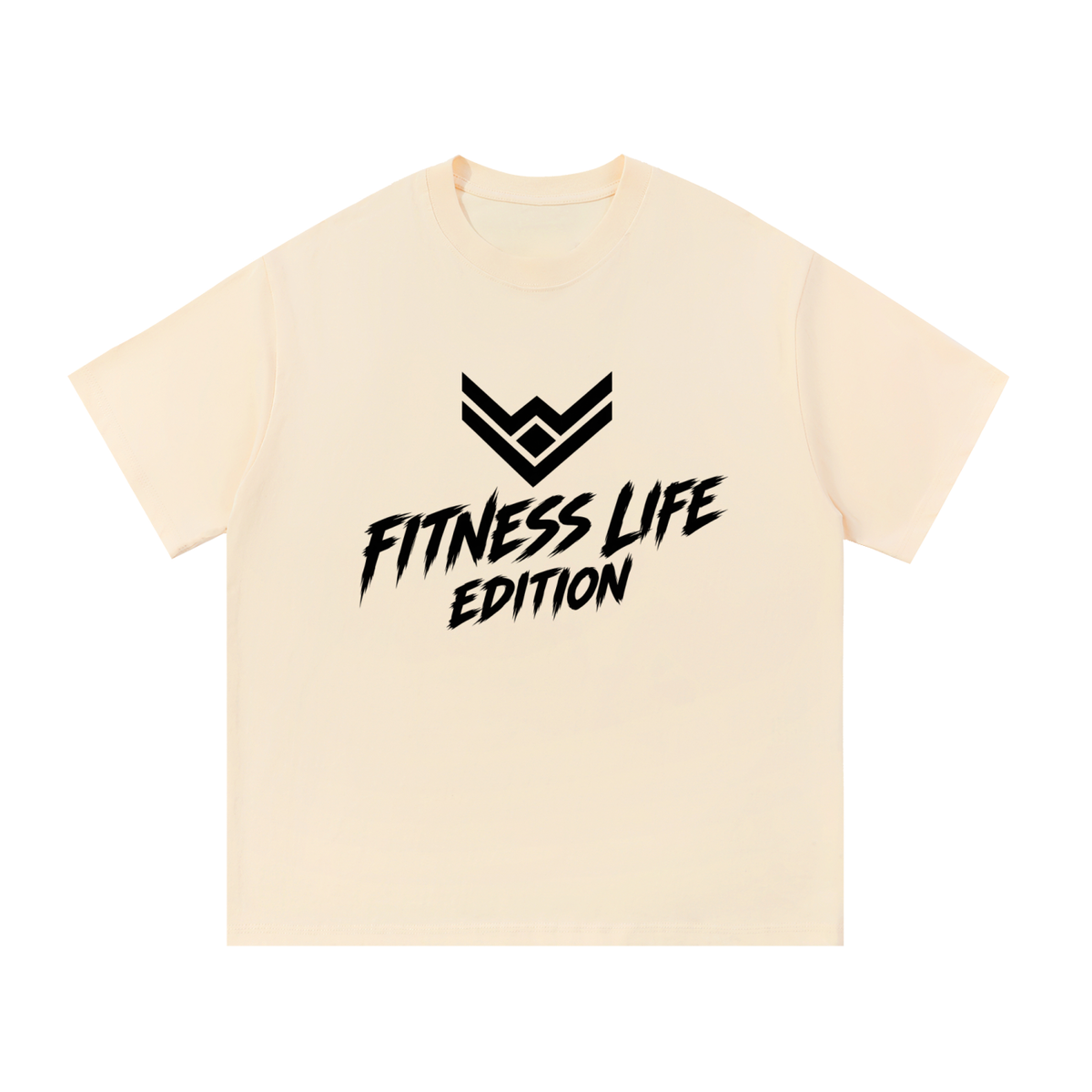 Women's  Cotton Oversize T-Shirt Fitness Life Edition