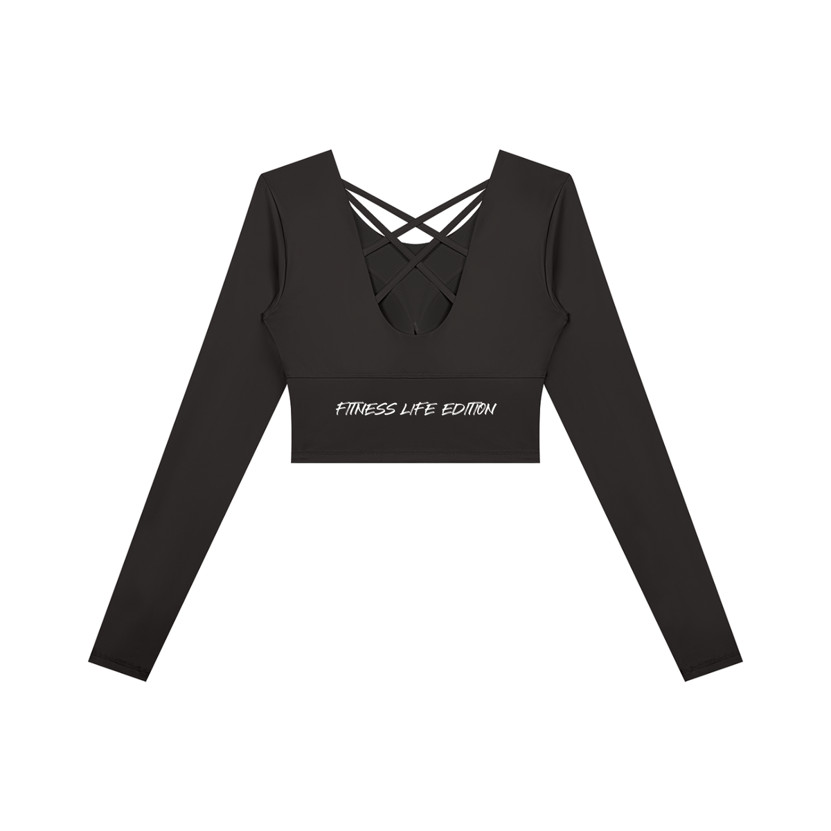 Women's Cropped Long Sleeve  T-Shirt